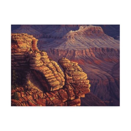 Trademark Fine Art R W Hedge 'Lofty Ledges' Canvas Art, 24x32 ALI45842-C2432GG